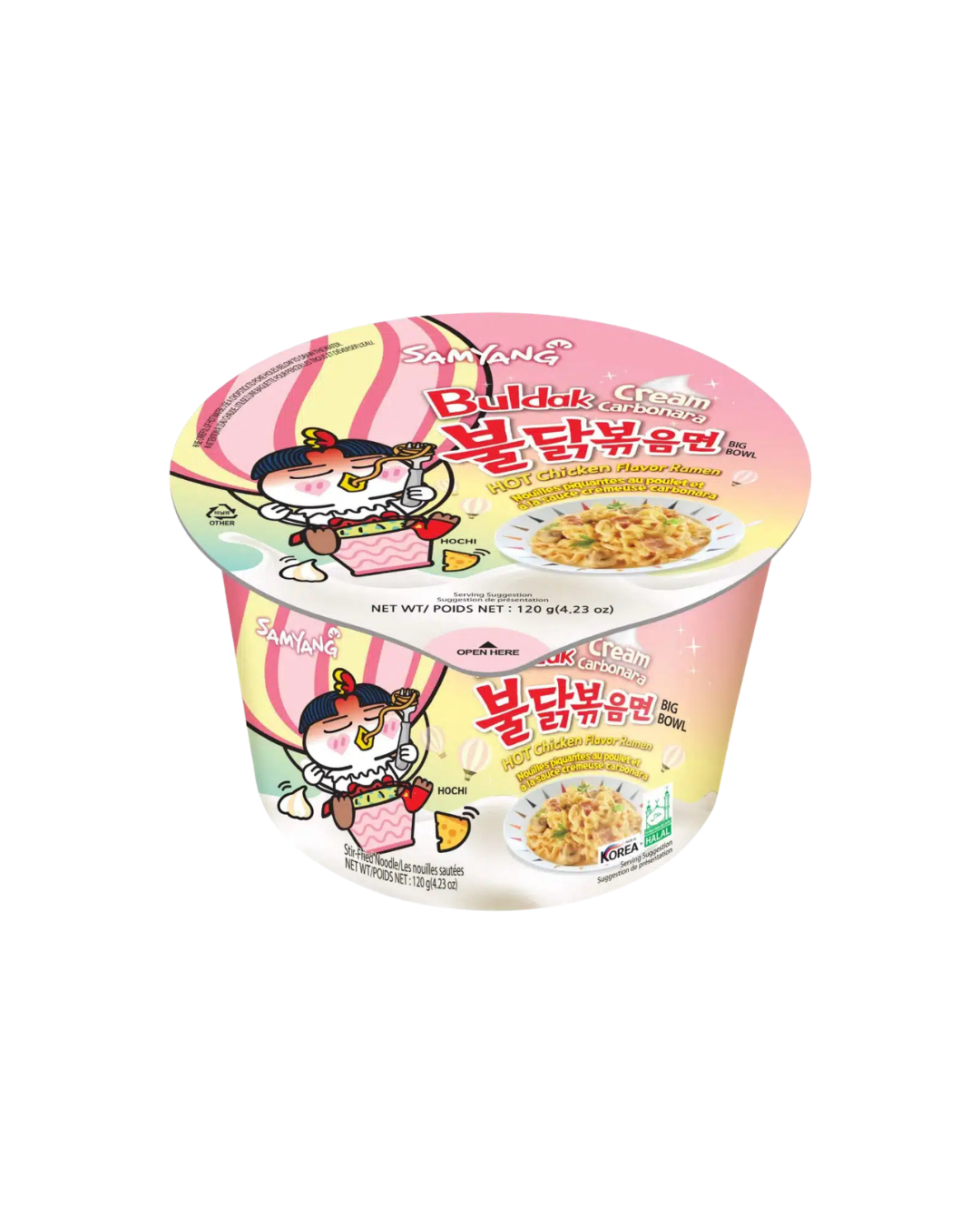 Samyang Buldak Cream Carbonara Bowl