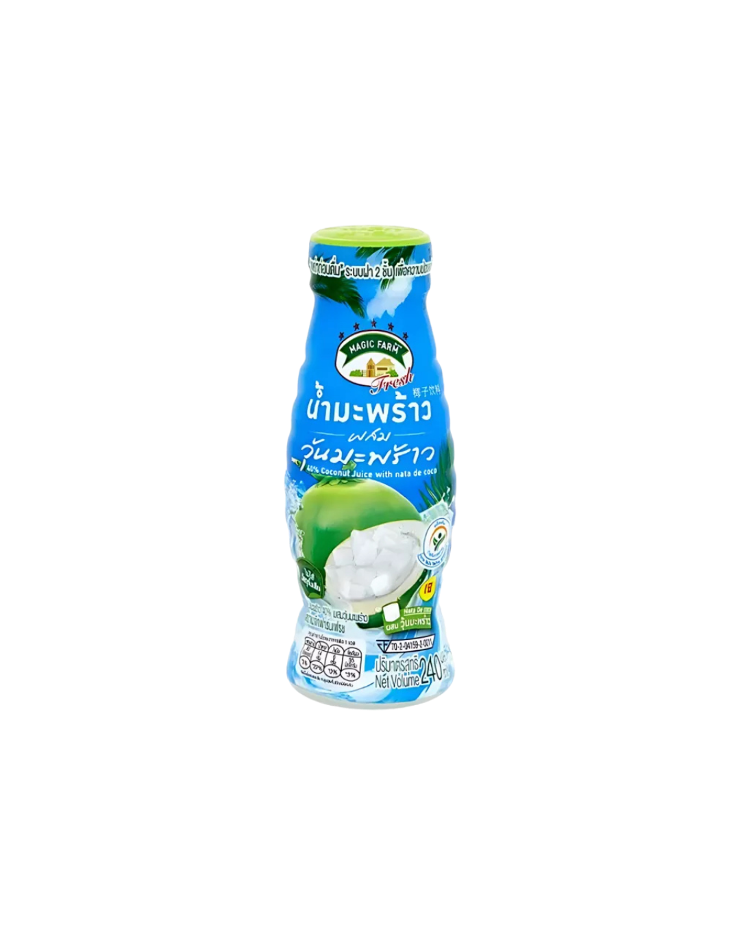Coconut juice with Nata de coco- 240 ml