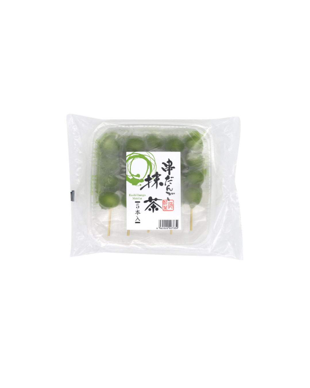 Kushi dango in Matcha glaze