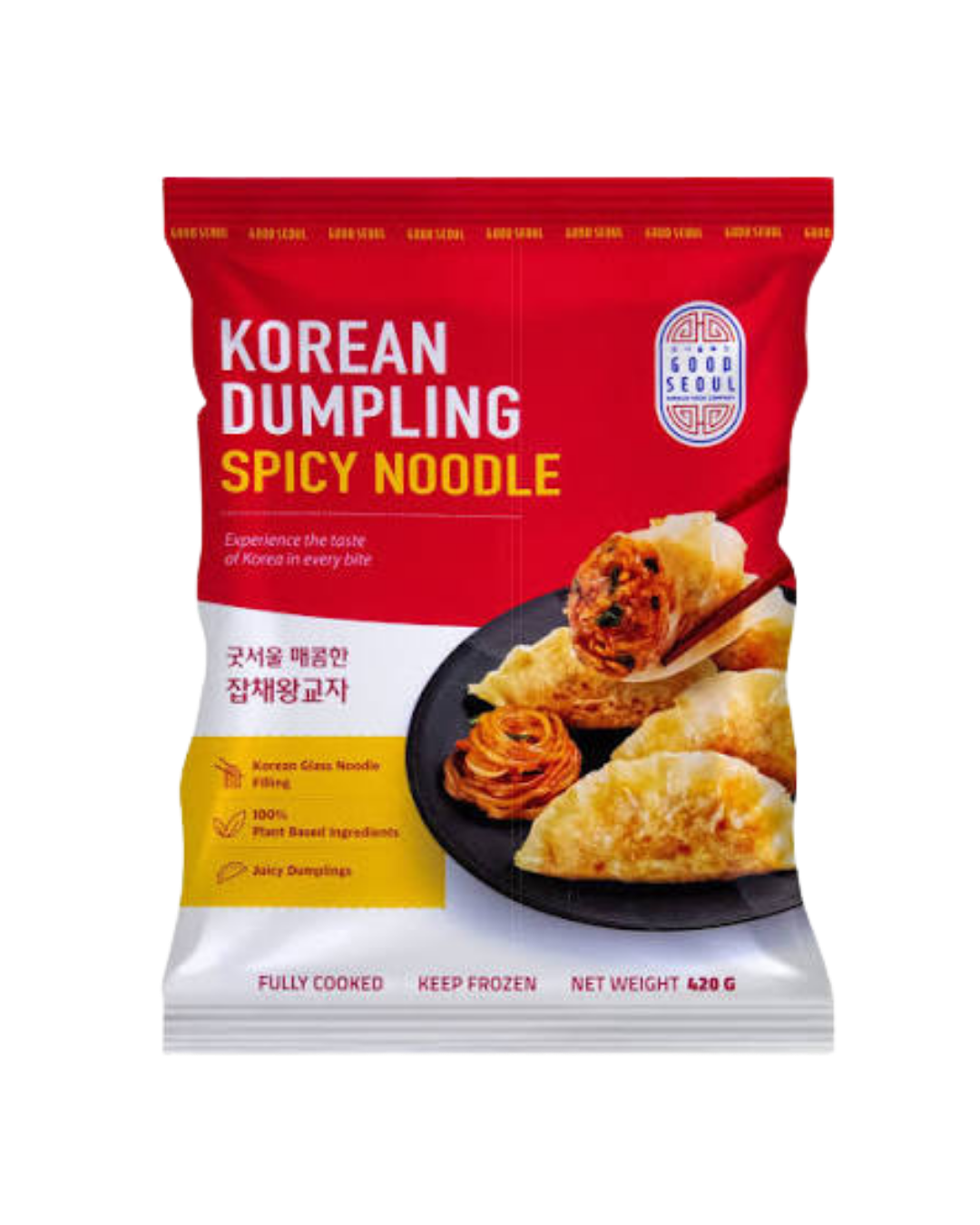 Korean Dumpling Spicy Noodle