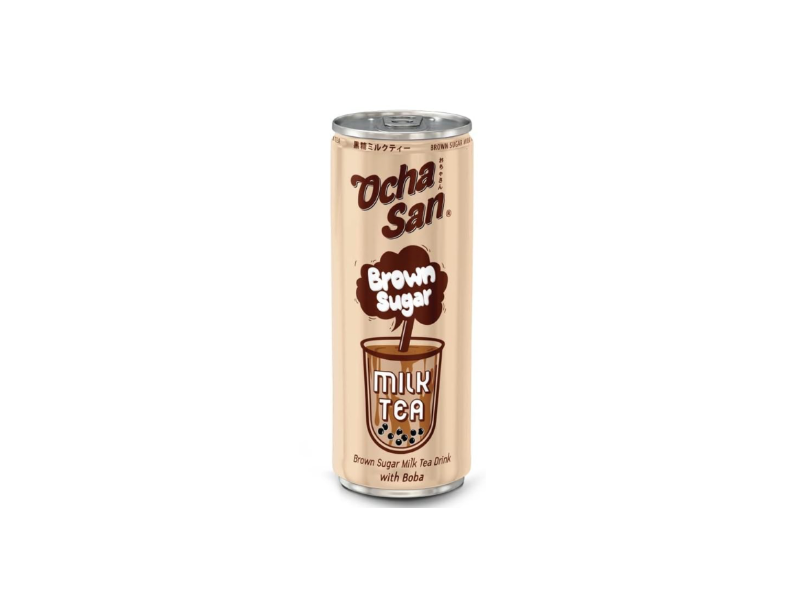 Ochasan Boba brown sugar milk tea drink