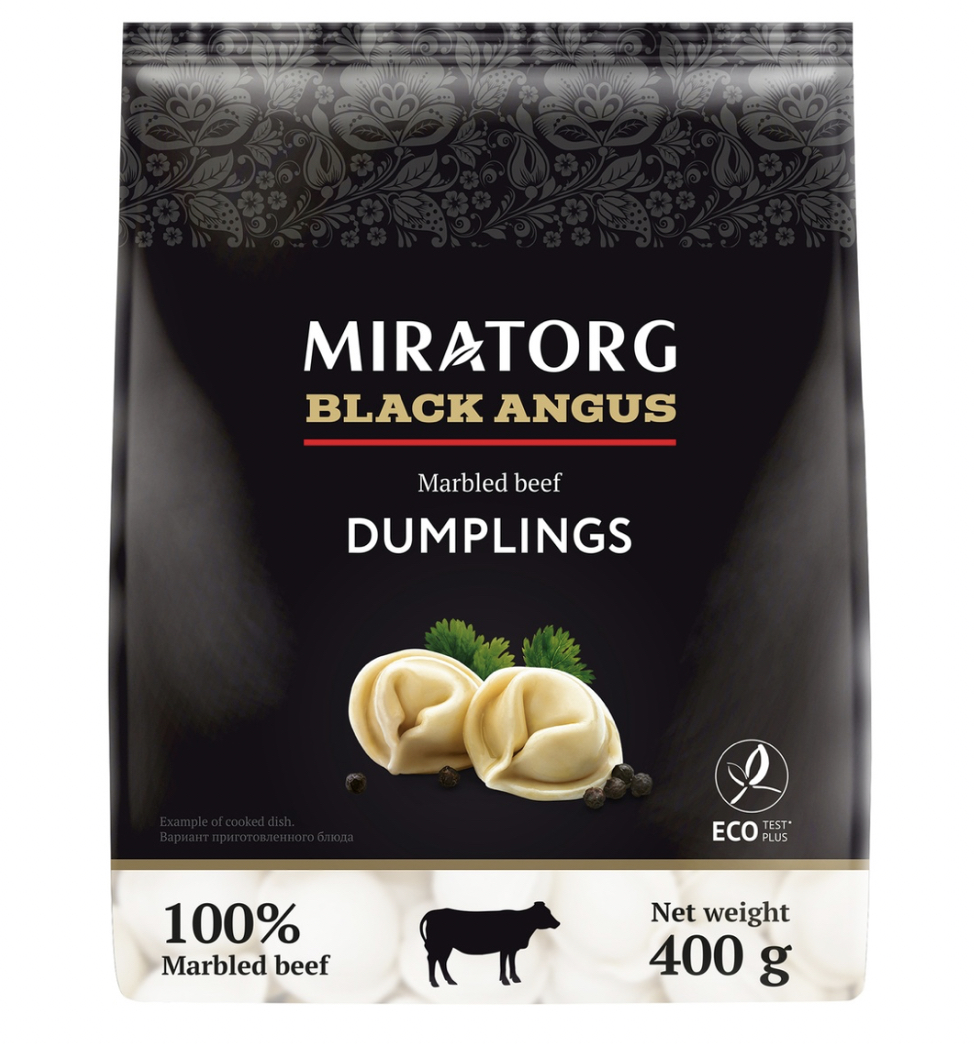 Marbled black Angus beef dumplings -400g
