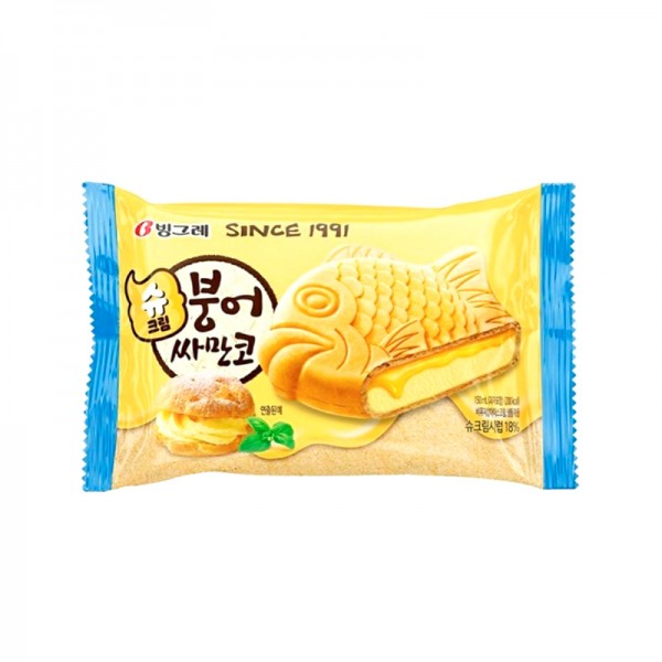 Fish shape icecream custard flavour  -150ml