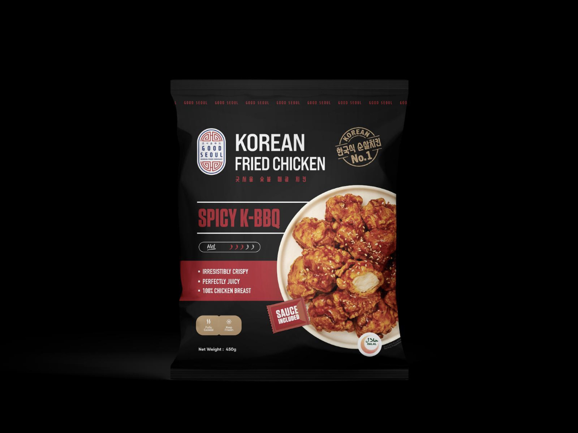 Korean fried chicken - hot and spicy