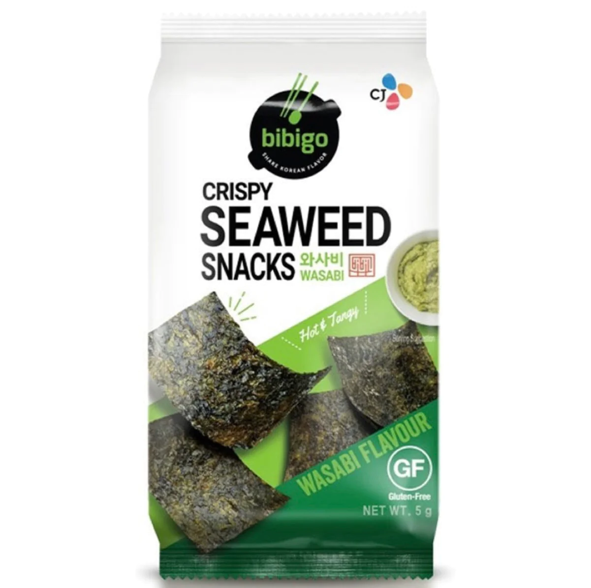Single Piece Wasabi Seaweed Snack
