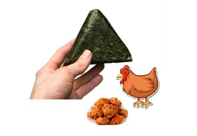 Chicken onigiri
