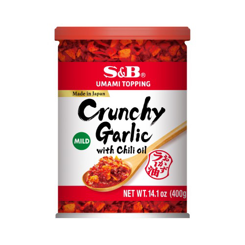 Crunchy garlic topping with chili oil- 400g