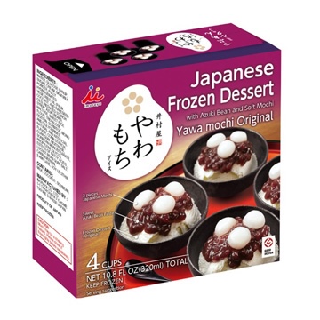 Yawamochi ice cup Milk vanilla - 4 pcs pack