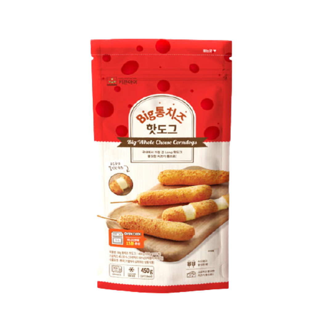 Big whole Korean cheese corn dogs- 450g