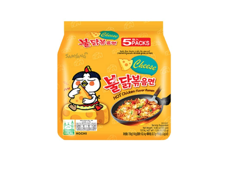 Samyang Buldak ramen chicken cheese  -5pc multipack