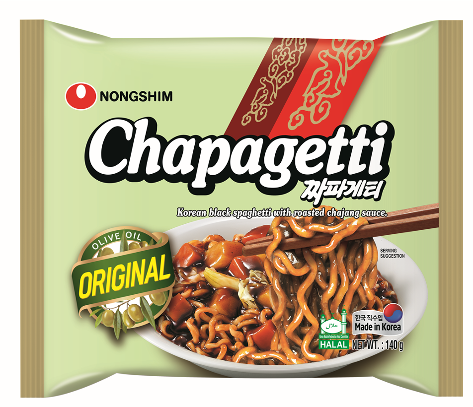 Chapaghetti korean instant noodles ( with roasted Chajang sauce)