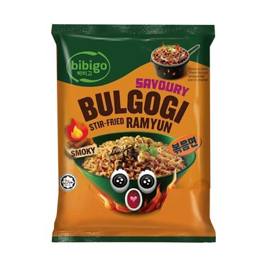 Savoury bulgogi stir fried ramyun