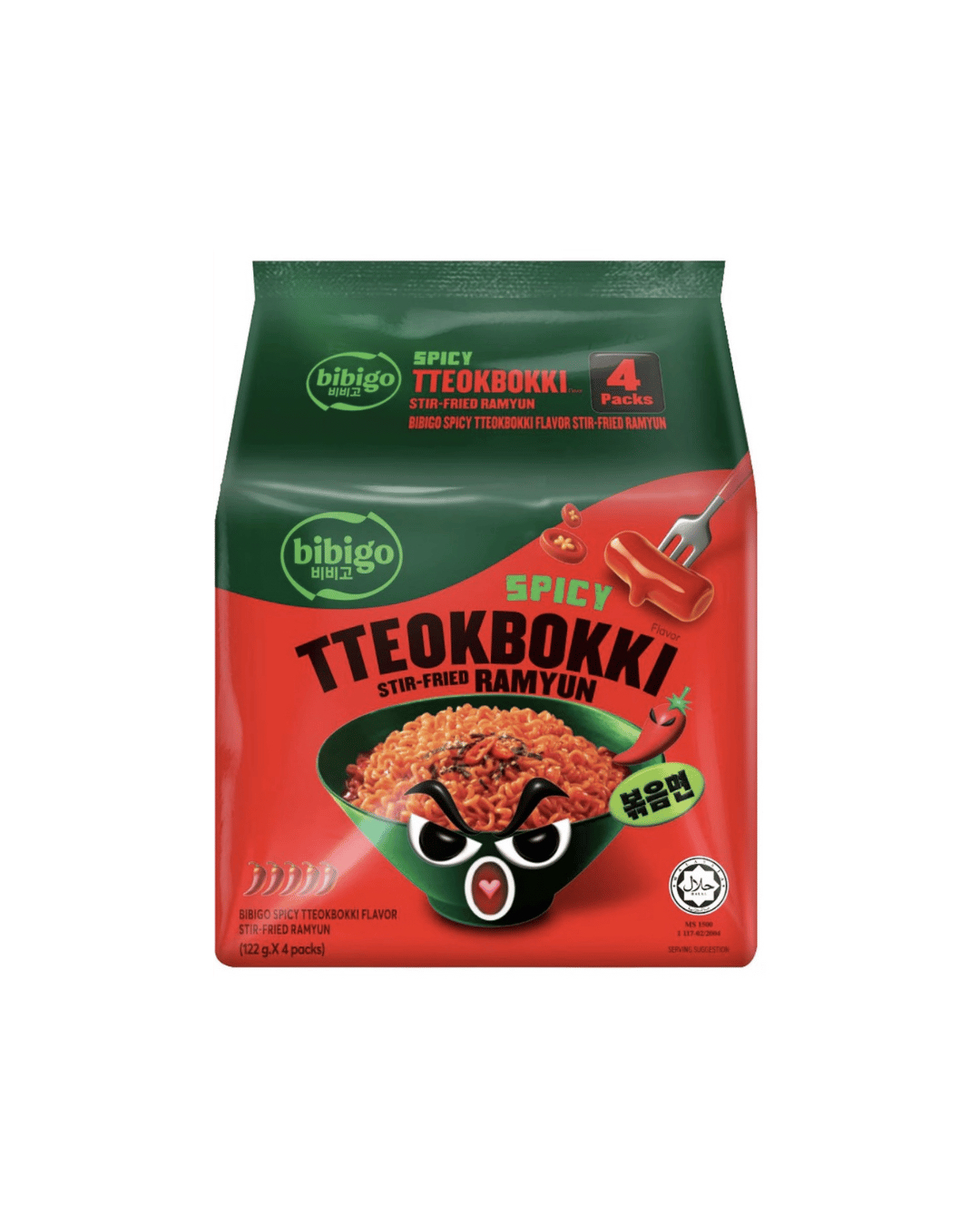 Spicy Tteokbokki stir fried ramyun - Multipack