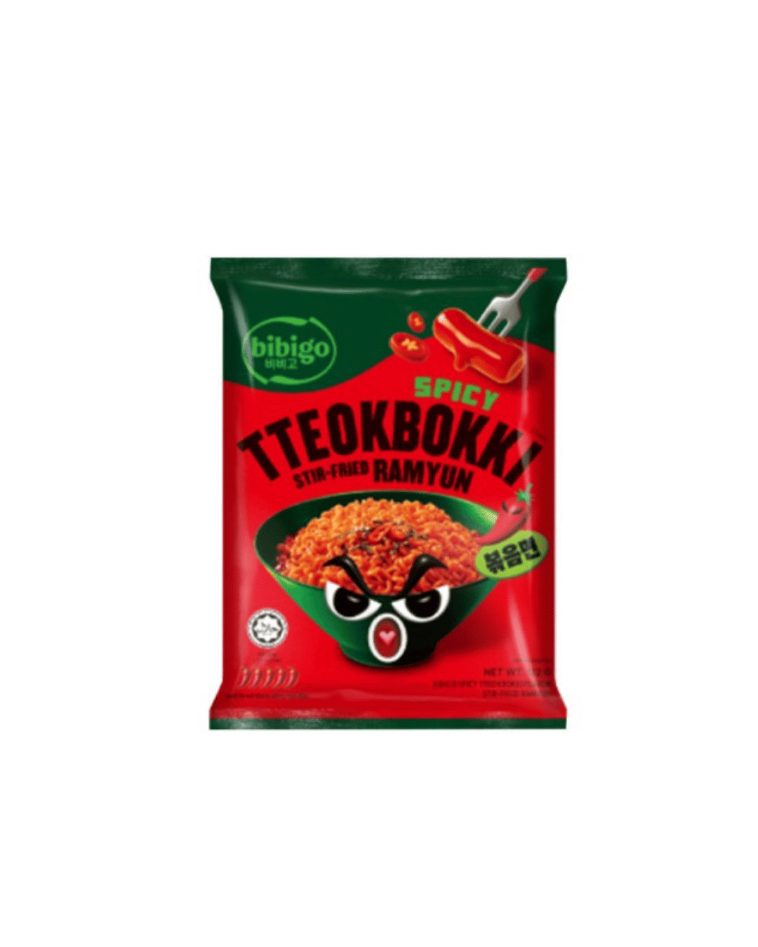 Spicy Tteokbokki stir fried ramyun