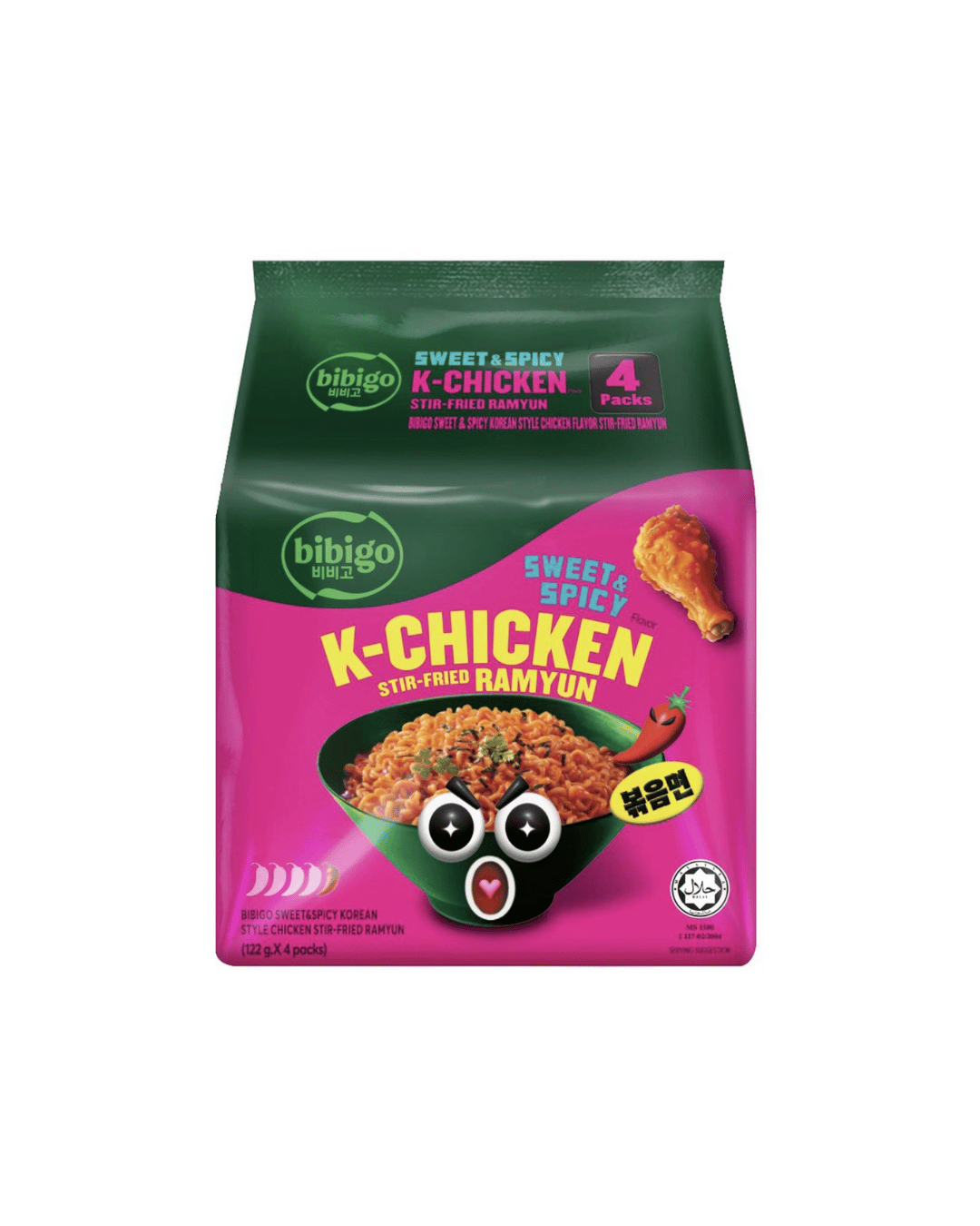 Sweet Spicy K Chicken Stir Fried Ramyun - Multiple