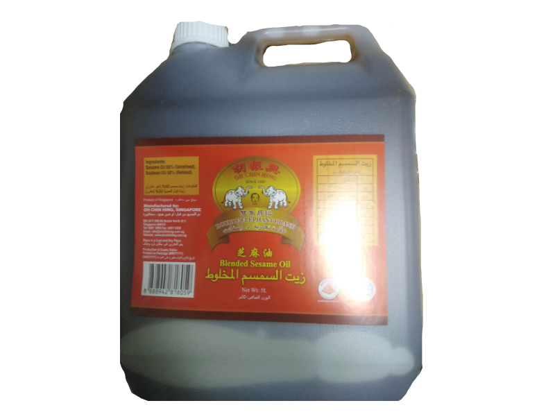 Double elephant Blended sesame oil- 5ltr