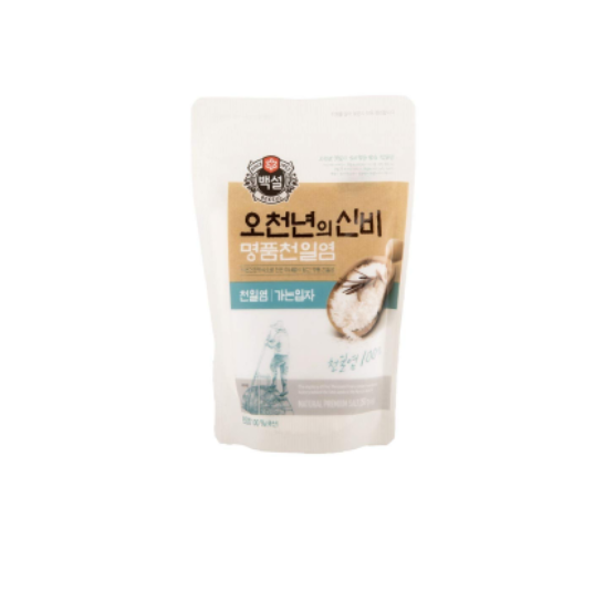 solar salt , natural sea salt coarse -250g