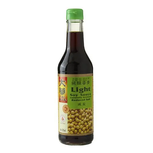 Light soy sauce naturally brewed reduced salt