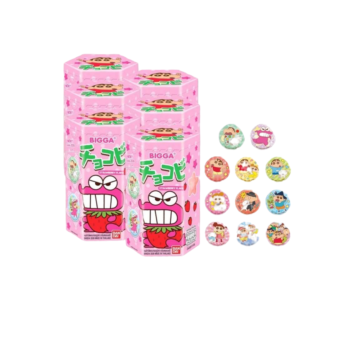 Chinchangkoni Star Strawberry Snack with gift - 1 pc