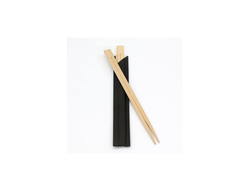 Bamboo chopstick in blackcover- 100 pcs