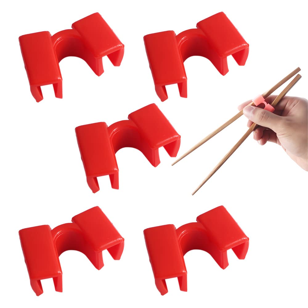 Chopstick holder / trainer 1 pc - Red