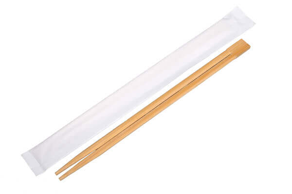 Wooden Chopstick with Cover Disposable 100pcs pack